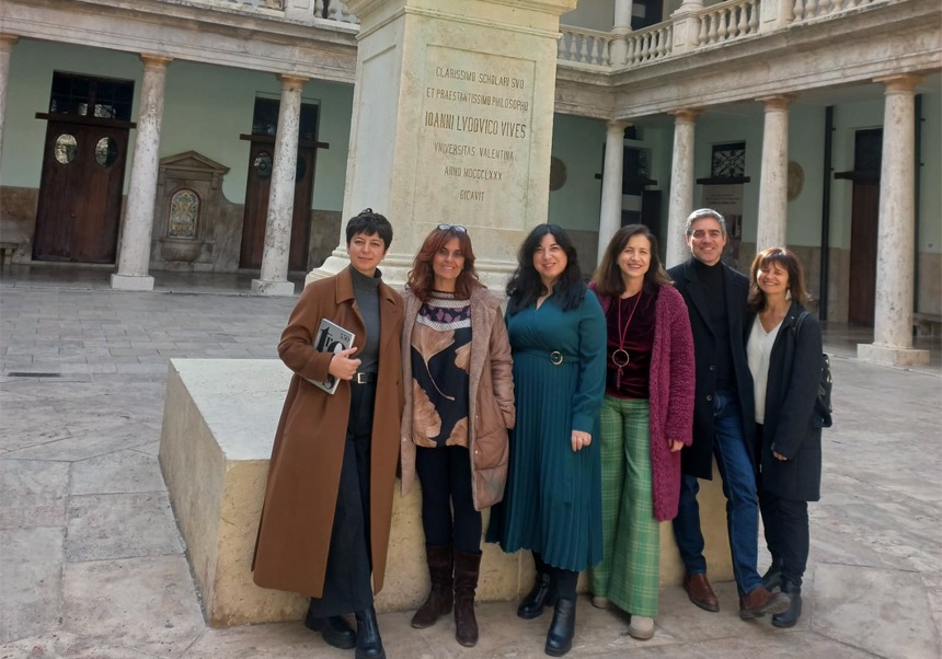 Visita de responsables de GVA y el Ministerio de Cultura a La Nau.